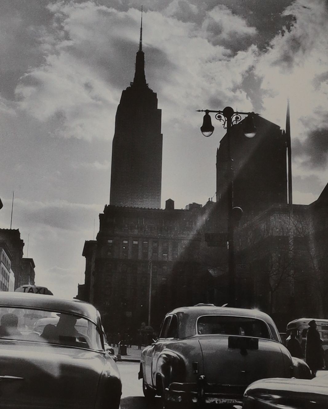 Mario de Biasi, three black and white photographs, '42nd Street', 'Park Avenue' and 'Brooklyn Bridge', overall 28 x 20cm